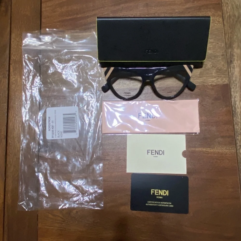 FENDI 51mm Cat Eye Optical Frames